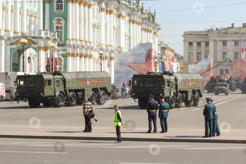 Скачать Военная техника стратегического назначения на параде Победы. фотосток Ozero