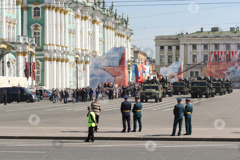 Скачать Военная техника стратегического назначения на параде Победы. фотосток Ozero