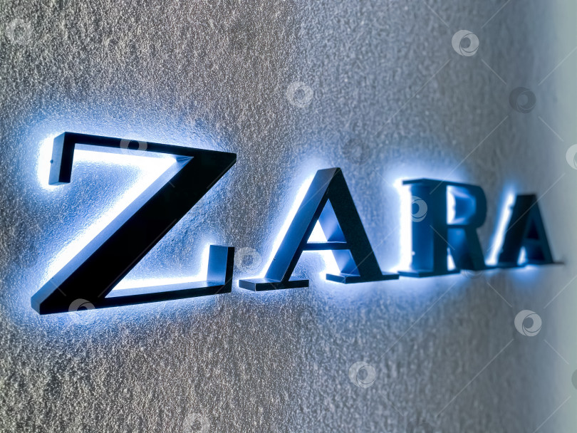 Скачать Логотип бренда магазина ZARA фотосток Ozero