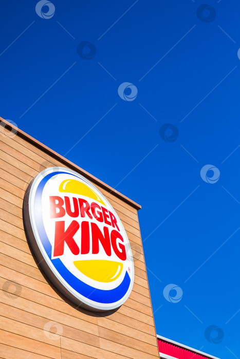 Скачать Логотип ресторана быстрого питания Burger King фотосток Ozero