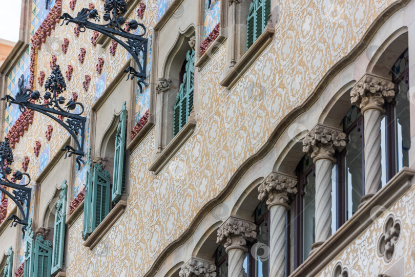 Скачать Дом Casa Battlo в Барселоне, Испания фотосток Ozero