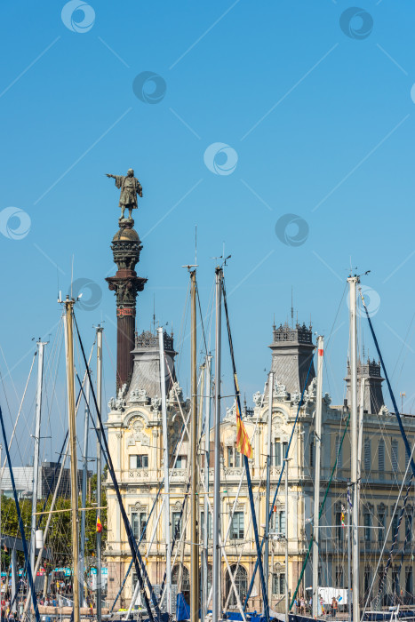 Скачать Яхты в гавани Барселоны фотосток Ozero