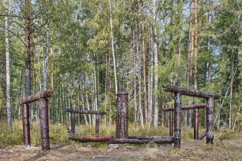 Скачать Храм славянских неоязыков на Урале, Россия фотосток Ozero