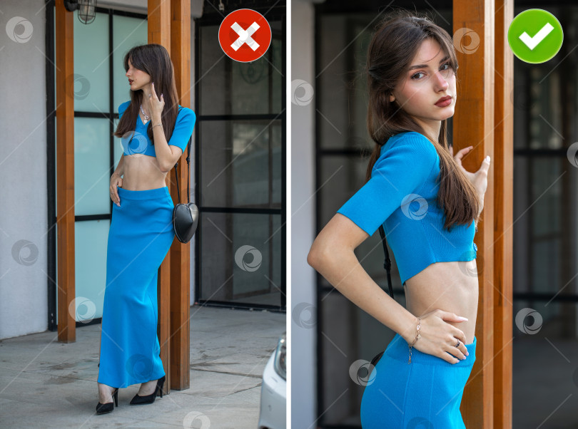 Скачать Вам нужно выбрать правильный ракурс при фотографировании фотомодели. фотосток Ozero