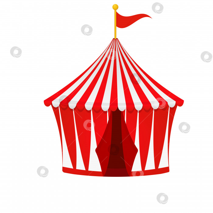 Скачать векторная иллюстрация циркового шатра фотосток Ozero