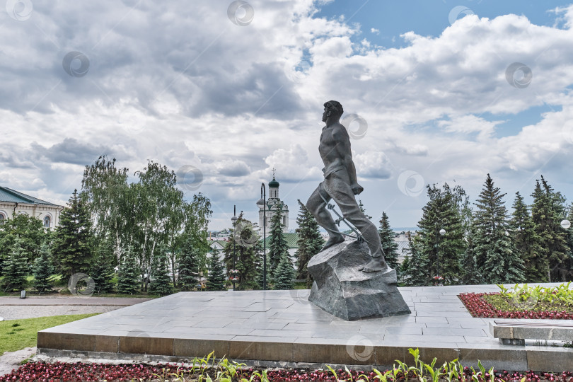 Скачать Памятник Мусе Джалилю, Казань, Россия фотосток Ozero