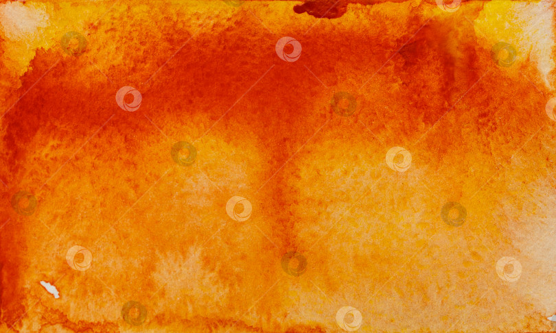 Скачать Желто оранжевая акварельная абстракция фотосток Ozero