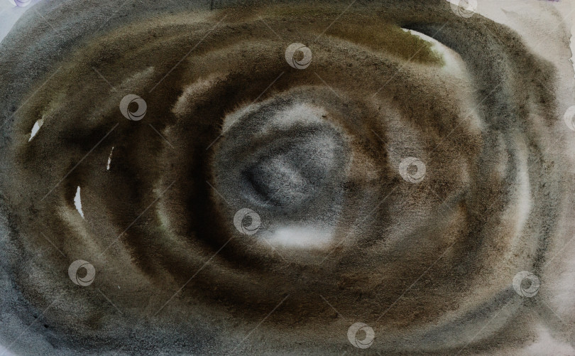 Скачать Черно-коричневая акварельная абстракция фотосток Ozero