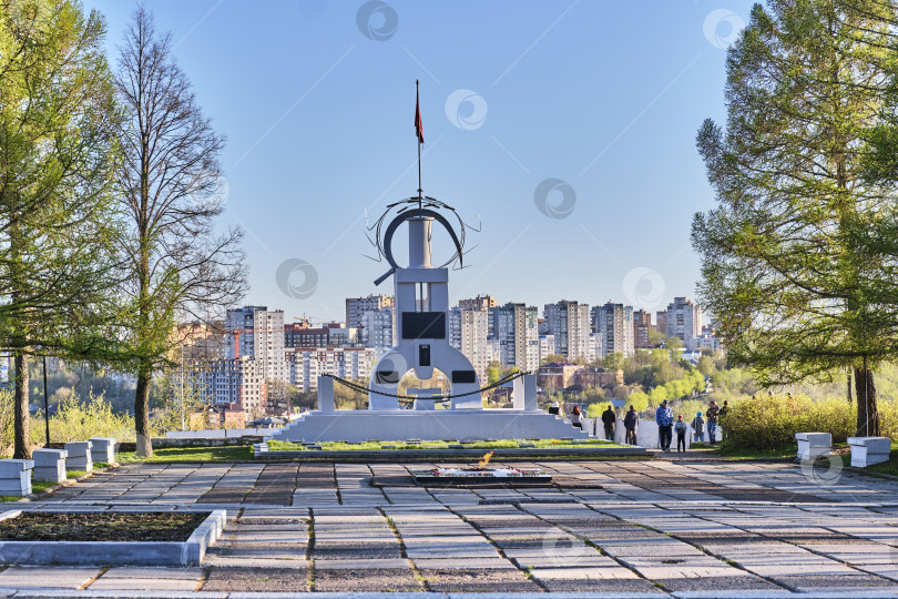 Скачать Мемориальный комплекс на горе Вышка, Мотовилихинский район, Пермь, Россия фотосток Ozero