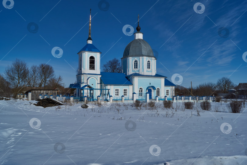 Скачать Храм в честь Казанской иконы Божией Матери в селе Юрасово. фотосток Ozero