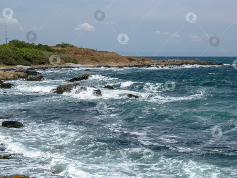 Скачать Прекрасный вид на морской прибой фотосток Ozero