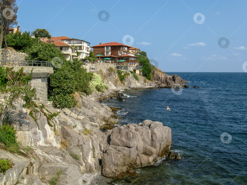 Скачать Прекрасный вид на морской прибой фотосток Ozero