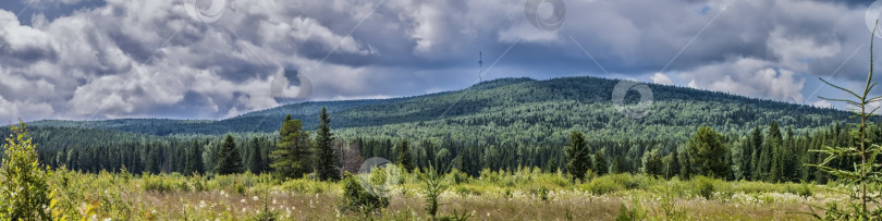 Скачать Синяя гора. Посёлок Баранчинский. Панорама фотосток Ozero