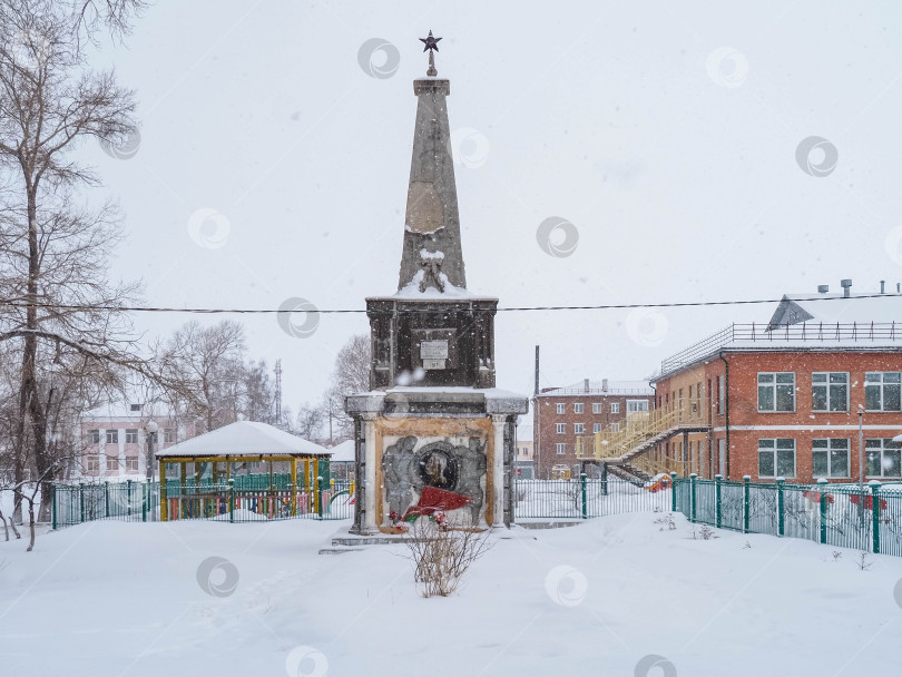 Скачать Обелиск в городе Бабушкин. фотосток Ozero