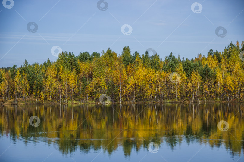 Скачать Осень на озере. фотосток Ozero