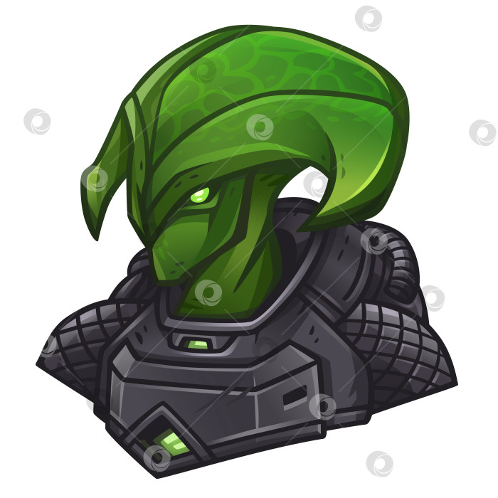 Скачать Зеленая иконка инопланетянина для игрового автомата space фотосток Ozero