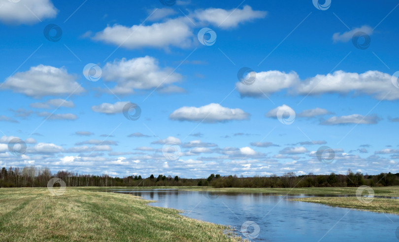 Скачать Весенний пейзаж фотосток Ozero