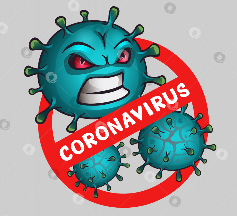 Скачать Подпишите предупреждение о вирусе текстом коронавирус фотосток Ozero