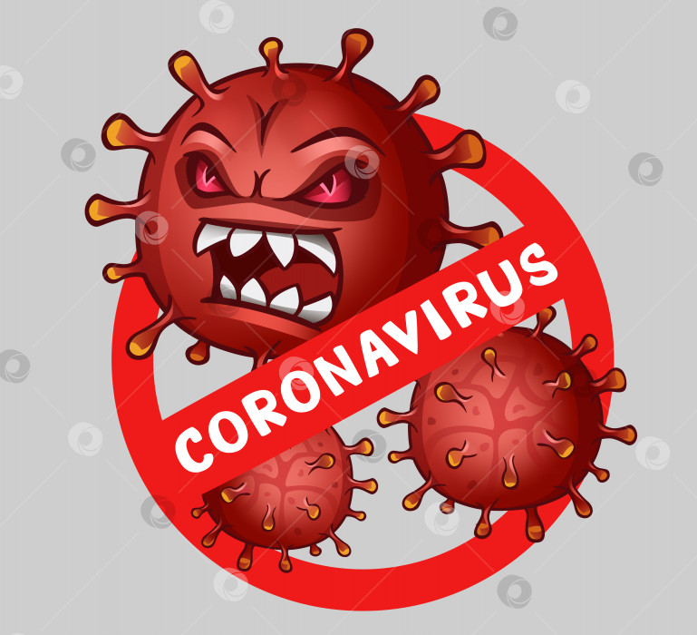 Скачать Подпишите предупреждение о вирусе текстом коронавирус фотосток Ozero