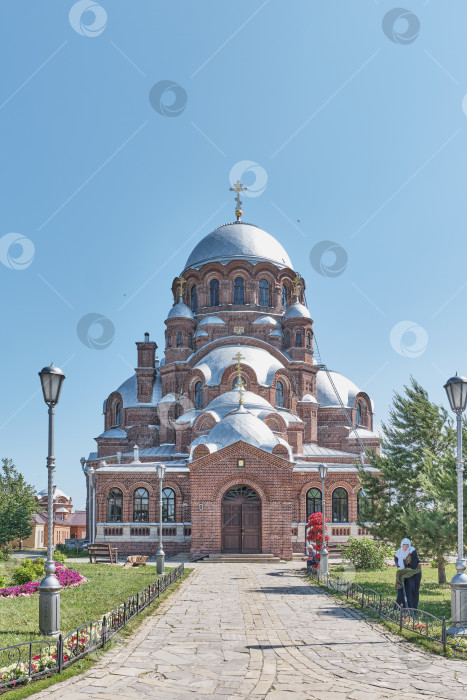 Скачать Собор иконы Божией Матери, Свято-Иоанно-Предтеченский женский монастырь, Свияжск, Россия фотосток Ozero