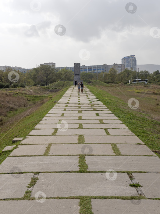 Скачать НОВОРОССИЙСК, РОССИЯ - 02 сентября 2023 года Ансамбль-мемориал "Малая Земля" в городе-герое Новороссийске фотосток Ozero