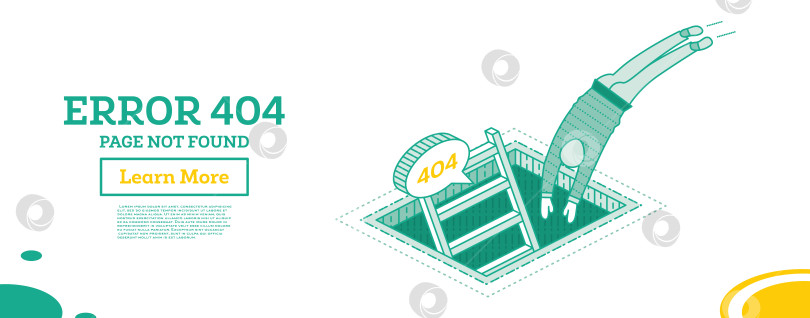 Скачать 404 Ошибка в описании веб-страницы. Изометрическая лестница в яме выделена белым цветом. Лестница в яме. Человек прыгает в яму. фотосток Ozero