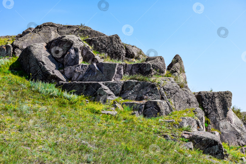 Скачать Горный пейзаж фотосток Ozero