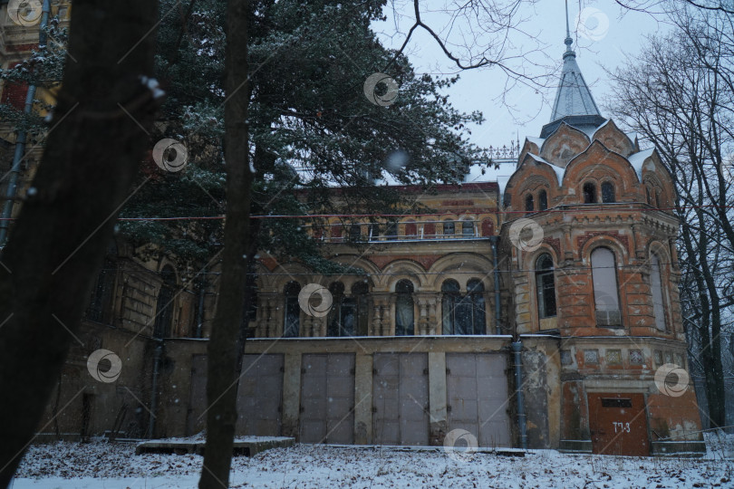 Скачать Россия, Санкт-Петербург - 01.01.2025 Дача Чернова (усадьба Сосновка) фотосток Ozero