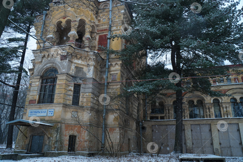 Скачать Россия, Санкт-Петербург - 01.01.2025 Дача Чернова (усадьба Сосновка) фотосток Ozero