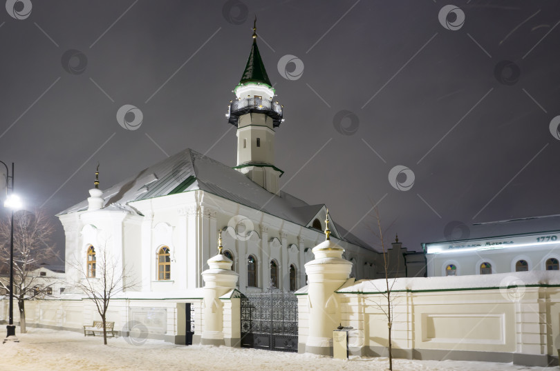 Скачать Казань, Татарстан, Россия – 05 января 2025:  Мечеть аль-Марджани фотосток Ozero