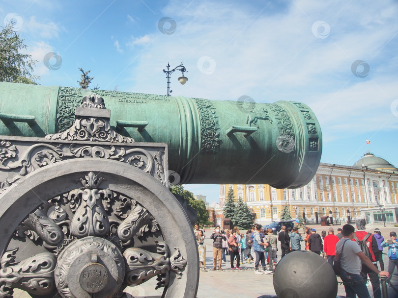 Скачать Царь-пушка. Москва, Кремль. Старинное оружие. Памятник. фотосток Ozero