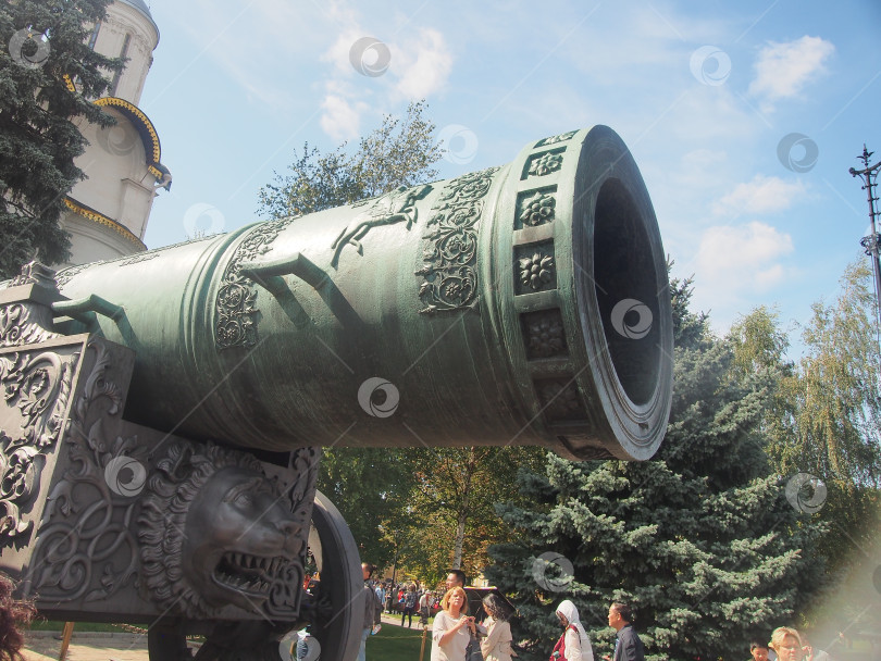 Скачать Царь-пушка. Москва, Кремль. Старинное оружие. Памятник. фотосток Ozero