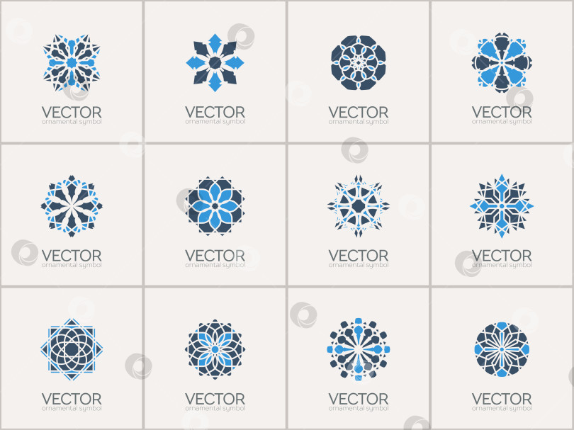 Скачать Векторные арабские геометрические символы фотосток Ozero