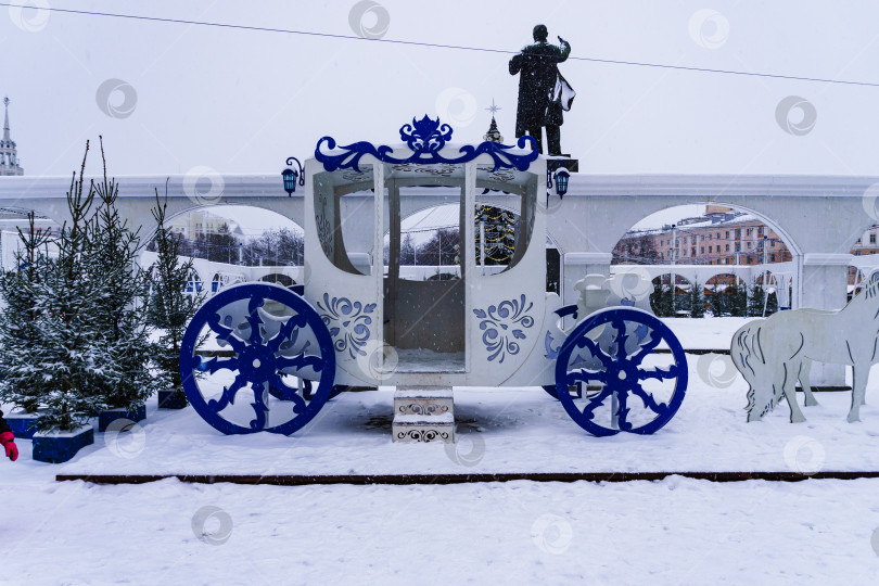 Скачать Карета на площади Ленина. Воронеж фотосток Ozero