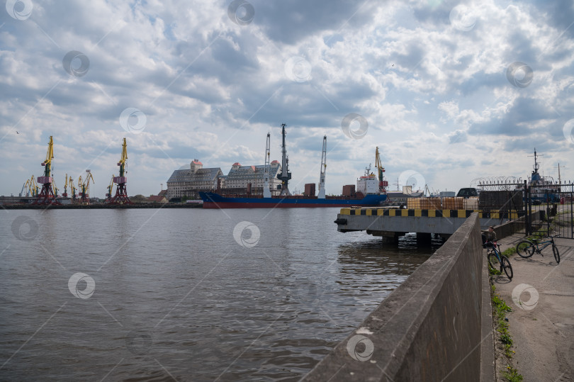 Скачать Калининград, Россия, 04.29.2024: порт фотосток Ozero