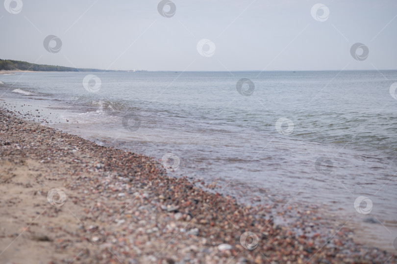 Скачать Вид на берег моря фотосток Ozero