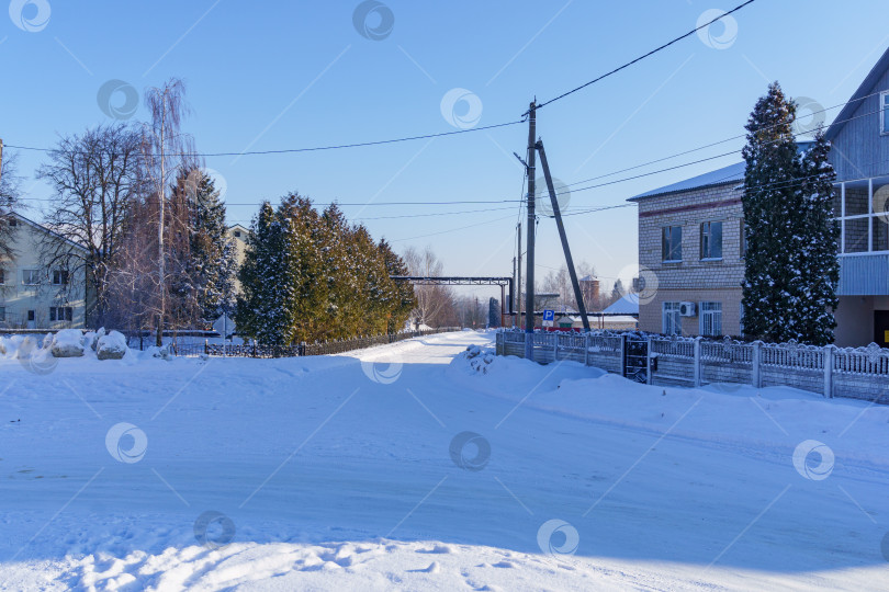 Скачать Здание МФЦ Мои документы. Поселок Красная Заря, Орловская область фотосток Ozero