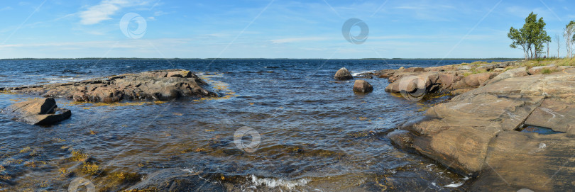 Скачать Панорама побережья Белого моря. фотосток Ozero