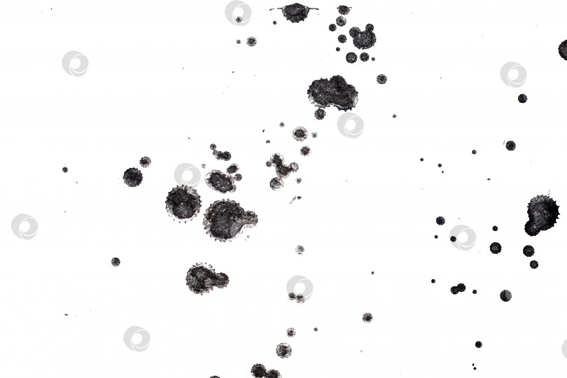 Скачать Абстрактный всплеск черных чернил фотосток Ozero