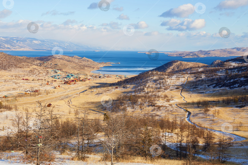 Скачать Прекрасный вид на побережье Малого моря, залив Куркут фотосток Ozero