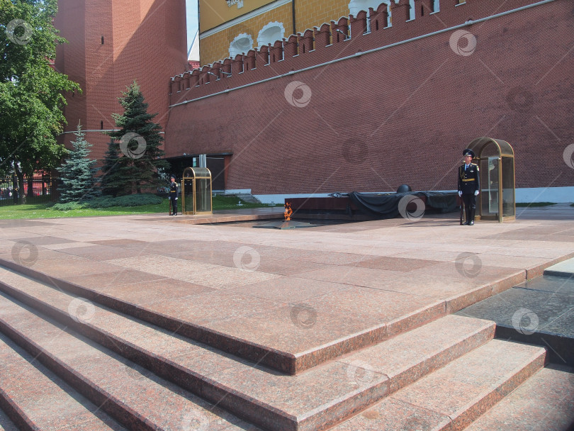 Скачать Могила неизвестного солдата в Александровском парке. Москва, Россия, Кремль. фотосток Ozero