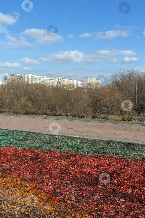 Скачать Тропинка в Парке в пойме реки Битцы, Москва. фотосток Ozero