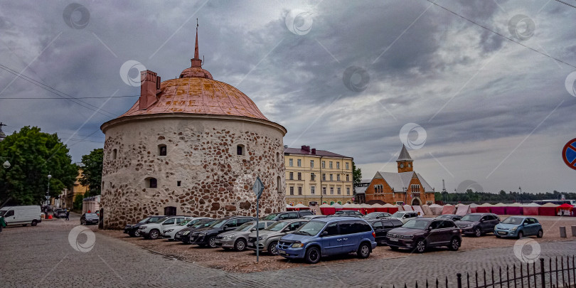 Скачать Каменная артиллерийская башня в Выборге. фотосток Ozero