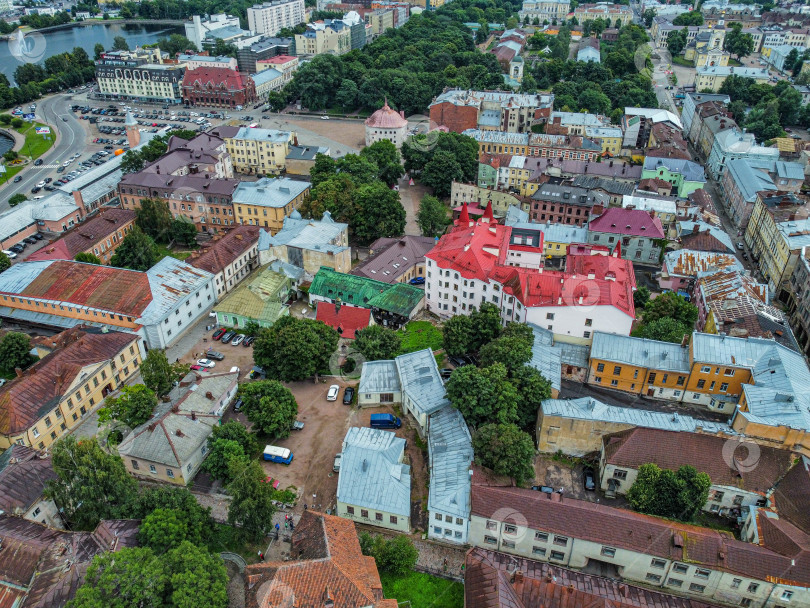 Скачать Вид на Выборг с высоты. фотосток Ozero