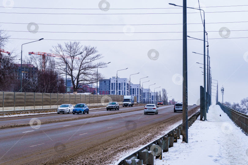 Скачать Городской пейзаж. Виадук на ул. 9 Января. Воронеж фотосток Ozero