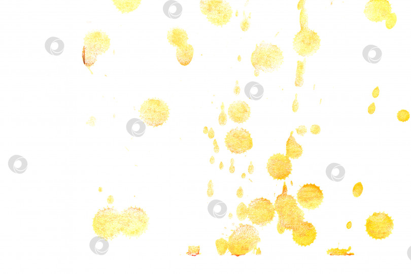 Скачать Абстрактный всплеск желтых чернил фотосток Ozero
