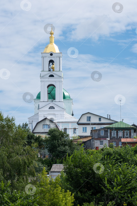 Скачать Павлово-на-Оке, Нижегородская область, Россия - 17.07.2024. Вознесенский собор. XVIII век. фотосток Ozero