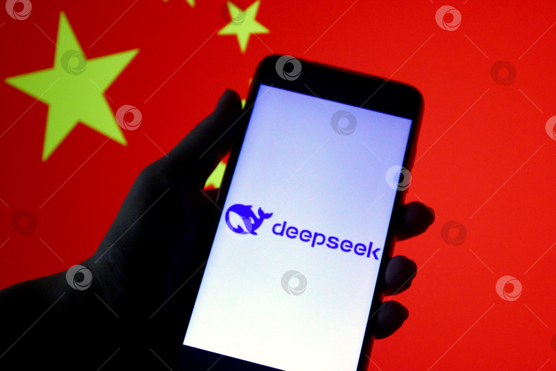 Скачать Логотип китайской компании Deepseek фотосток Ozero