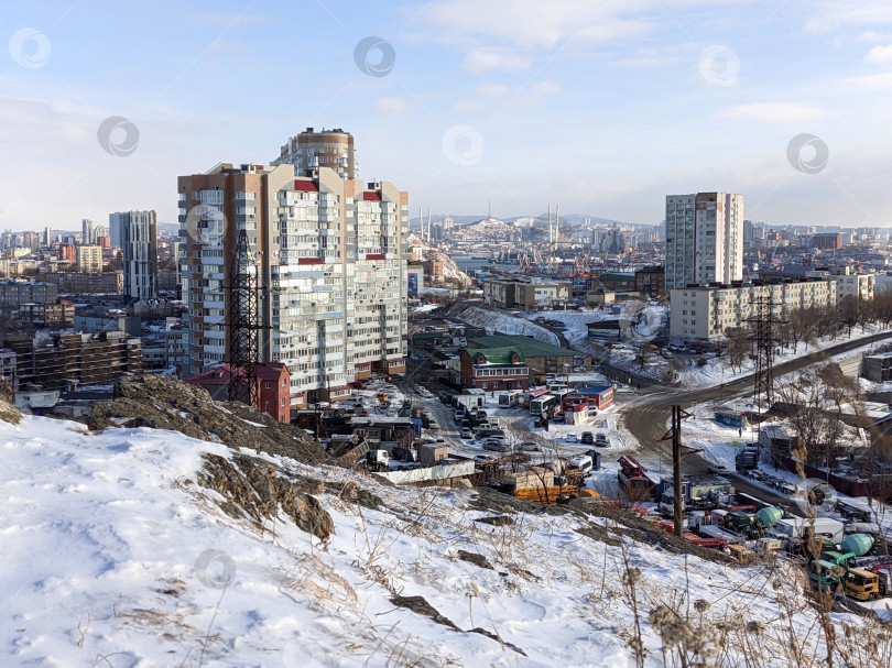 Скачать Владивосток после снегопада, январь 2025 фотосток Ozero