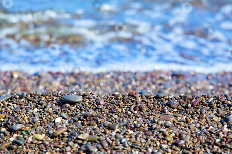 Скачать гладкая галька под водой фотосток Ozero